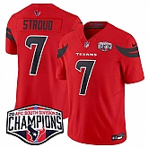 Men's Houston Texans #7 C.J. Stroud Red F.U.S.E. 2024 AFC South Division Champions Vapor Limited Stitched Jersey,baseball caps,new era cap wholesale,wholesale hats